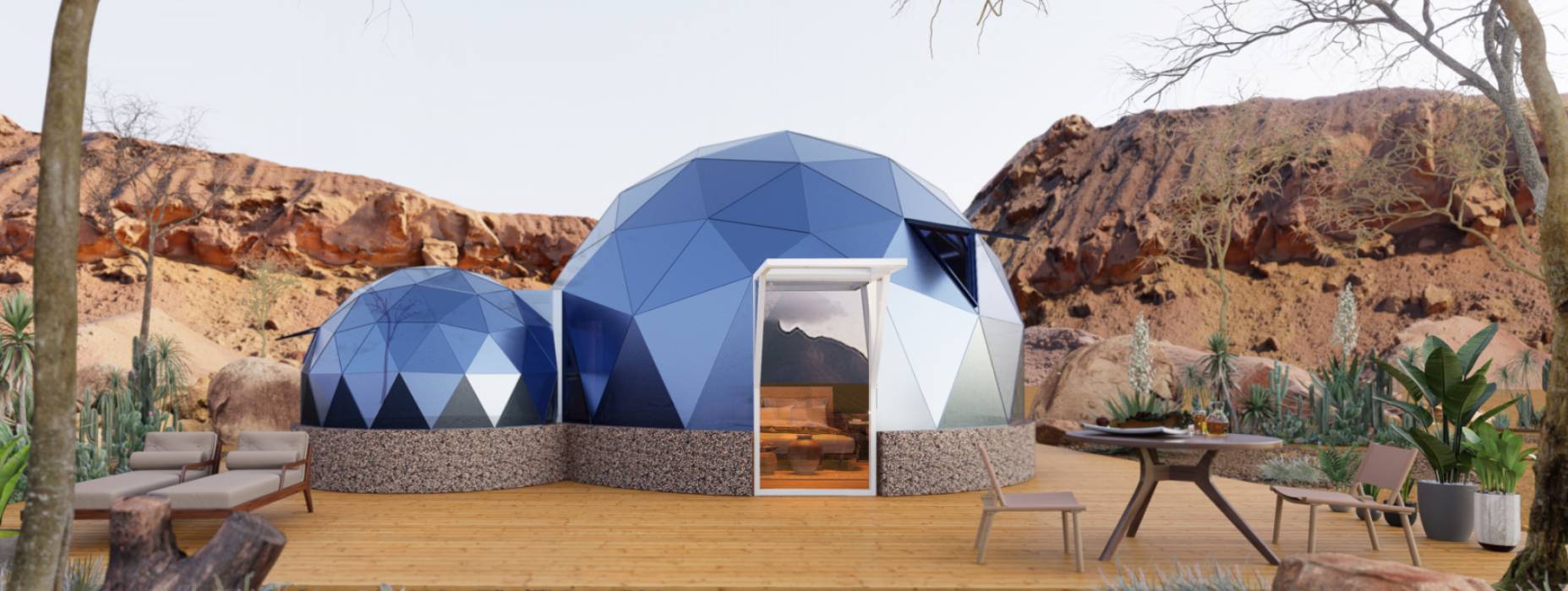 凭祥市球形智能光伏玻璃星空房